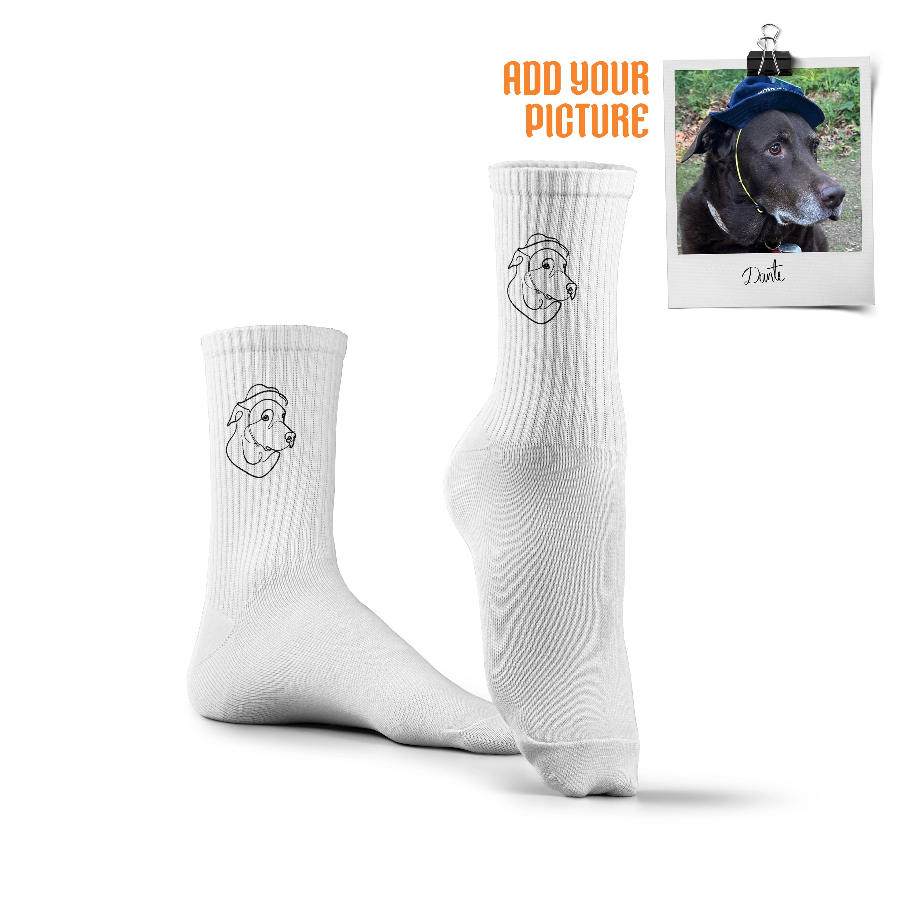 Over-Calf Embroidered Socks