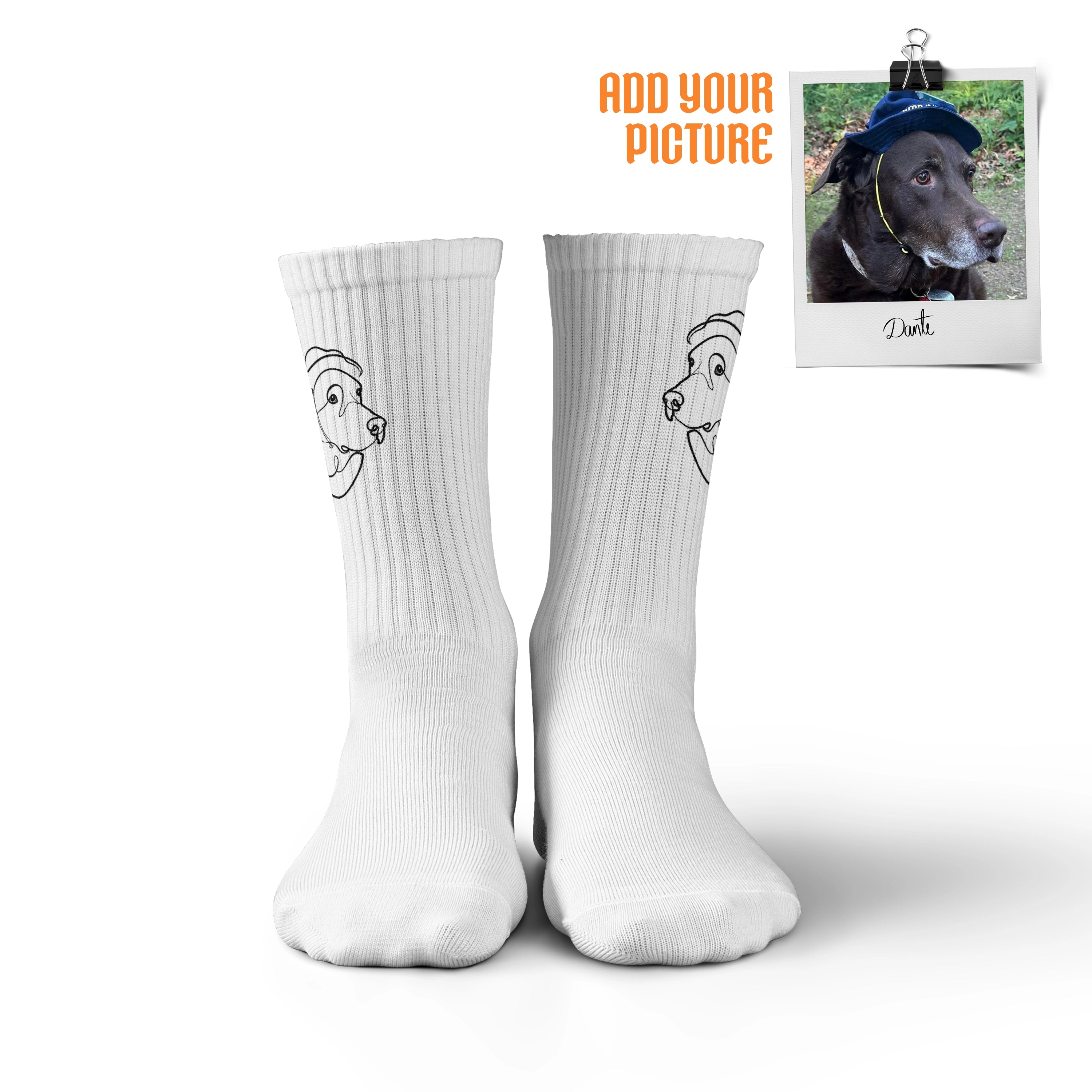 Over-Calf Embroidered Socks