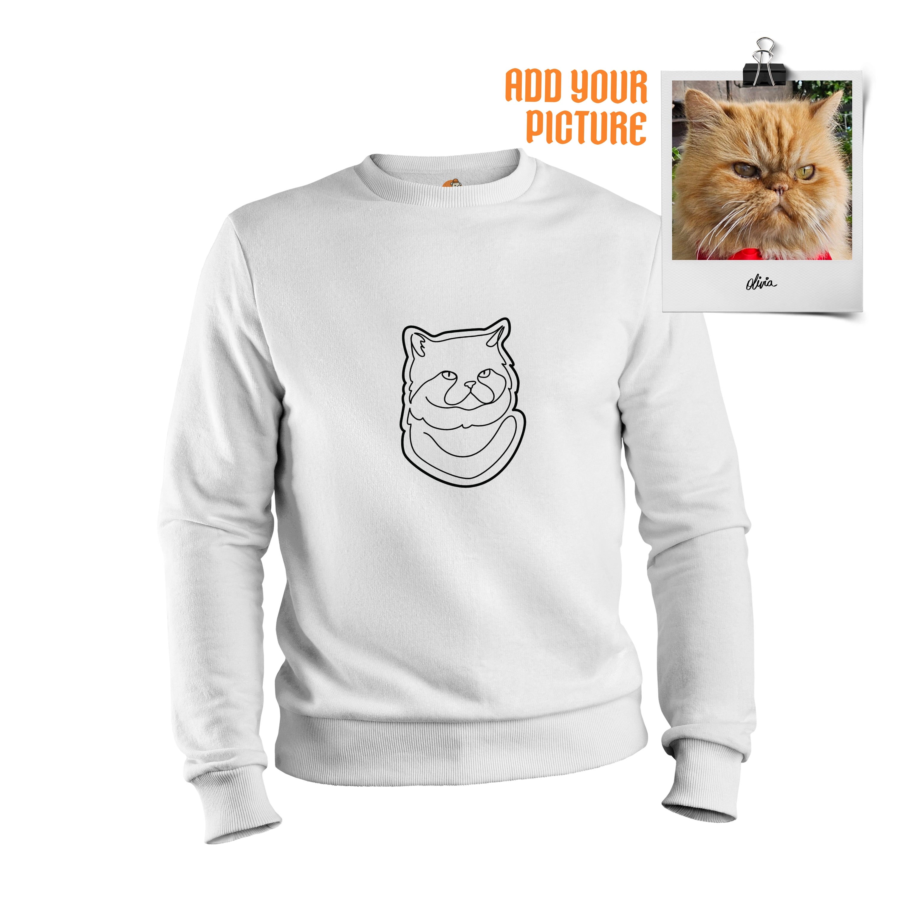Sweatshirt Embroidered PetGraphica