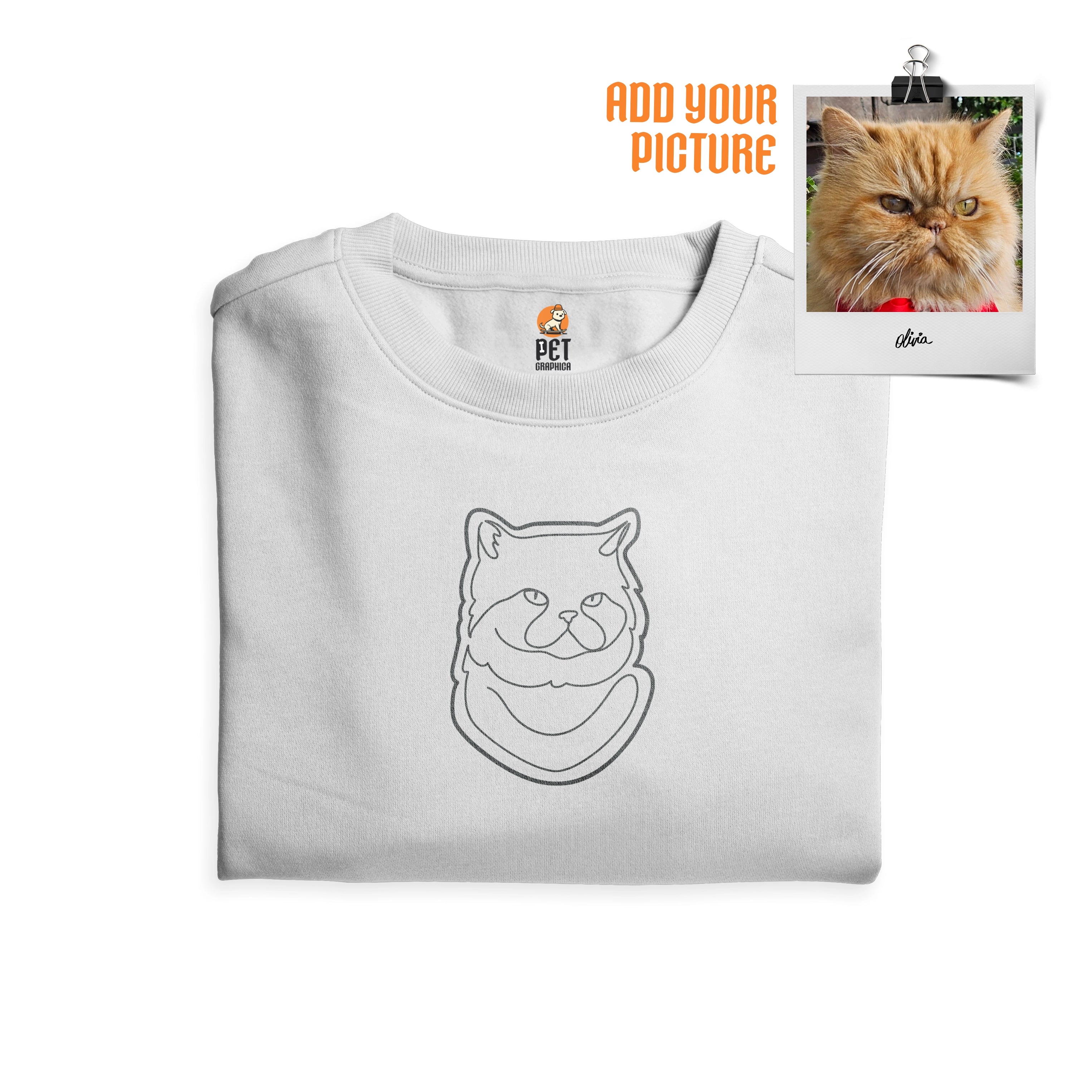 Sweatshirt Embroidered PetGraphica