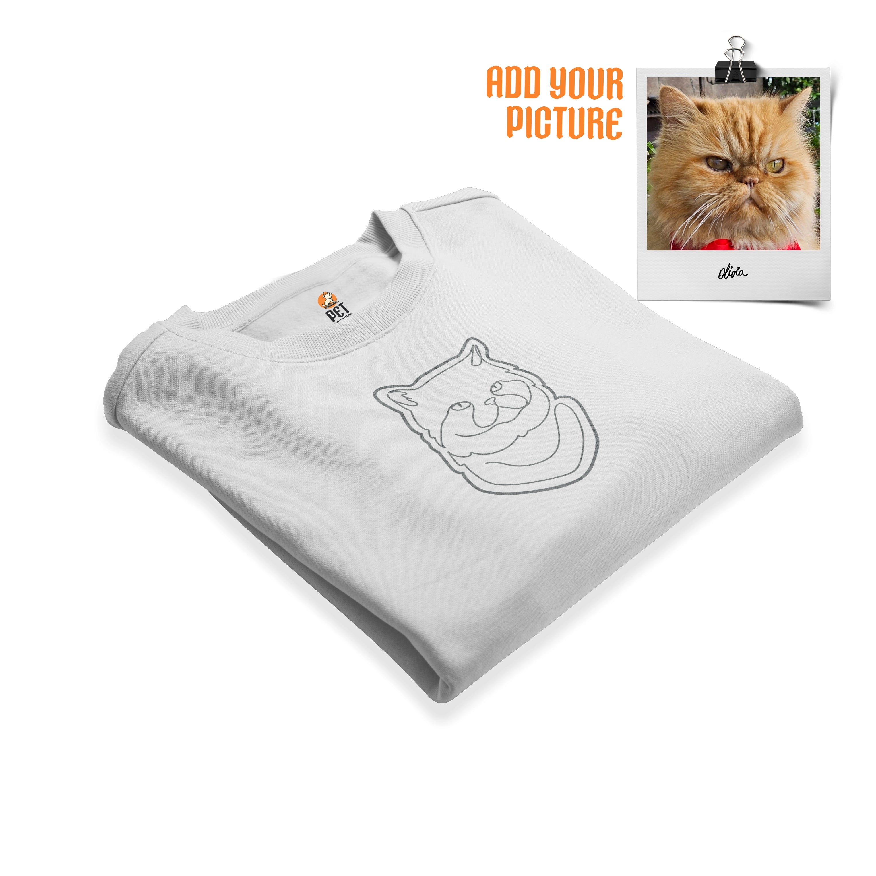 Sweatshirt Embroidered PetGraphica