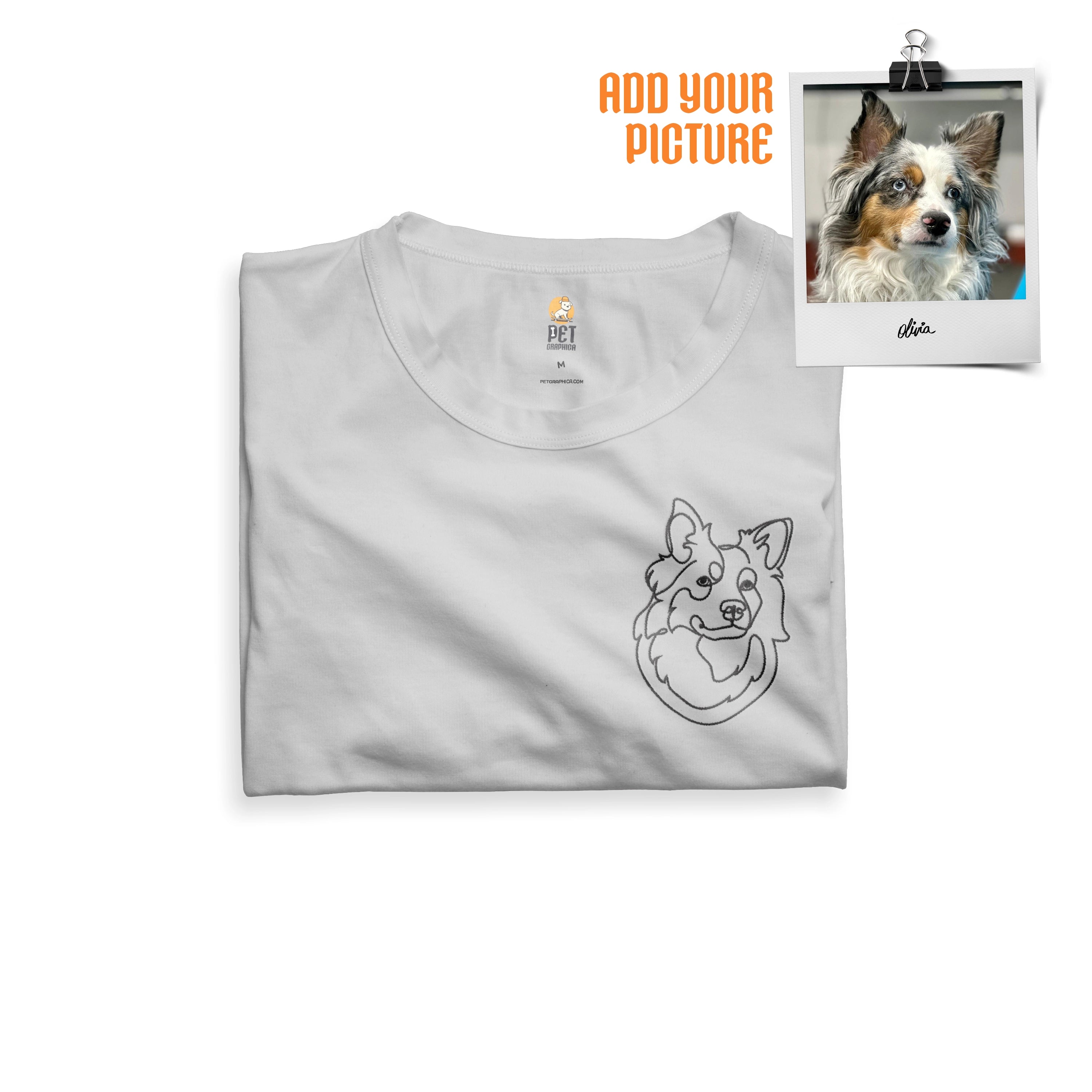 T-Shirt Embroidered PetGraphica