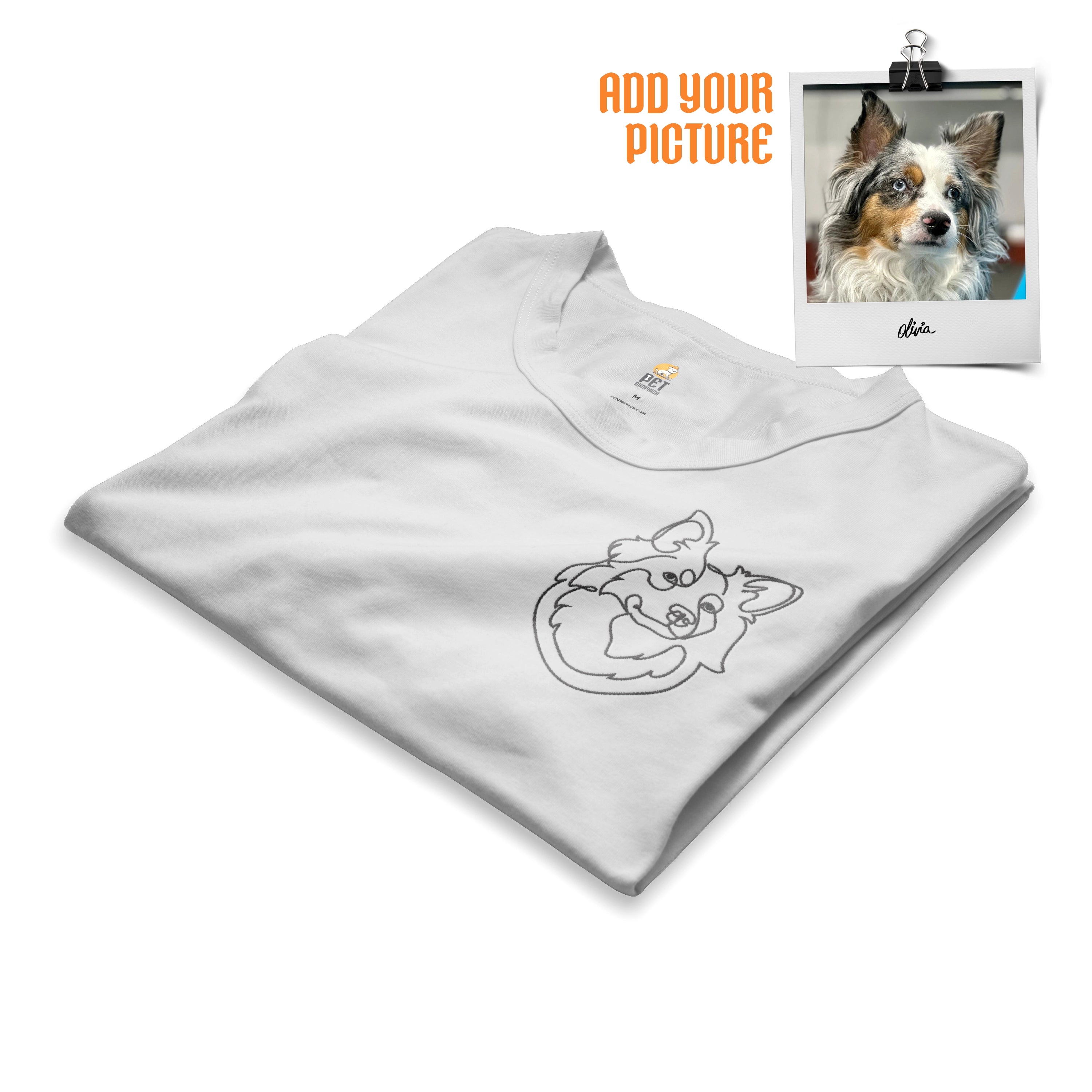 T-Shirt Embroidered PetGraphica