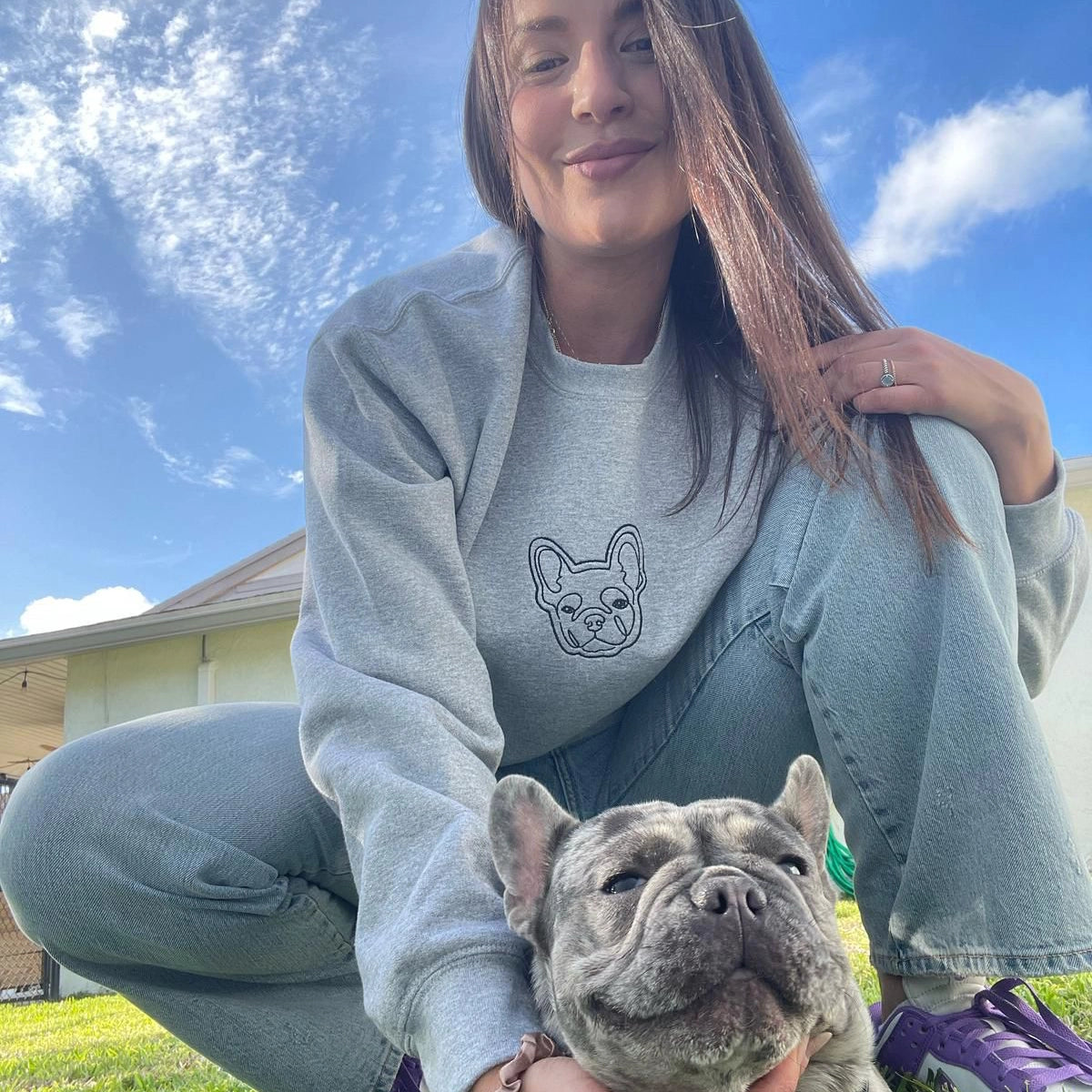 Sweatshirt Embroidered PetGraphica