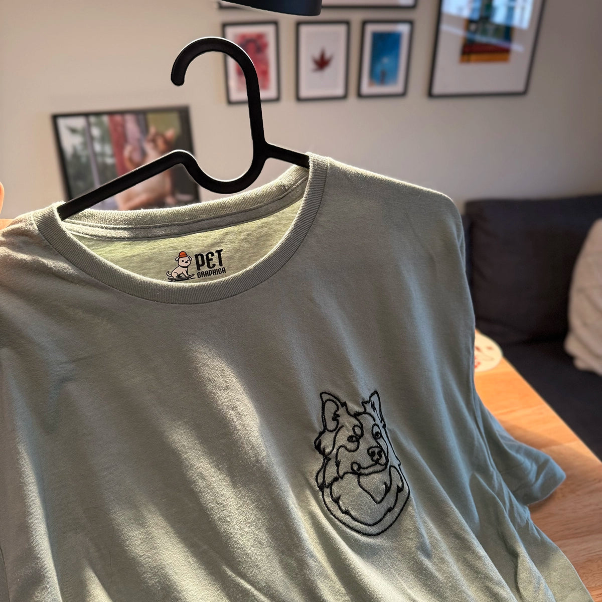 T-Shirt Embroidered PetGraphica